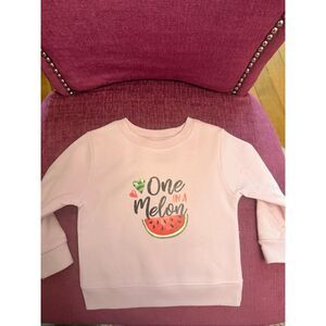 One in a melon crew neck